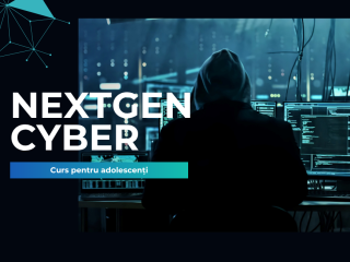 Black Blue Modern Gradient Cybersecurity Presentation (920 x 649 px)